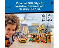 LEGO CITY 60496 Dostawa pizzy z pojazdami - 1529819 - zdjęcie 4